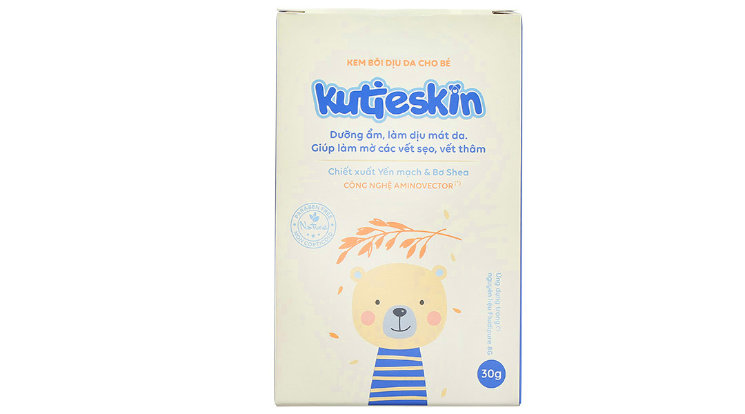 Kem bôi dịu da Kutieskin dịu vết mẫn ngứa, rôm sảy cho bé tuýp 30g - 12